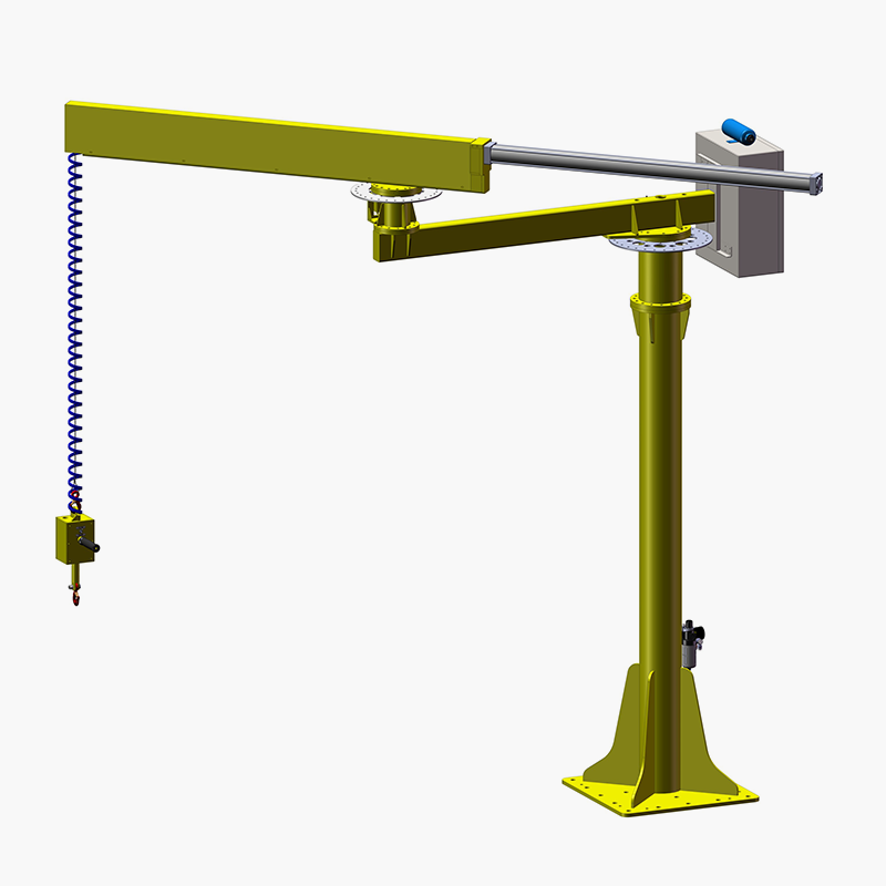 折臂软索5 Standing Articulating Light-Duty Articulating jib Crane